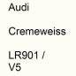 Preview: Audi, Cremeweiss, LR901 / V5.